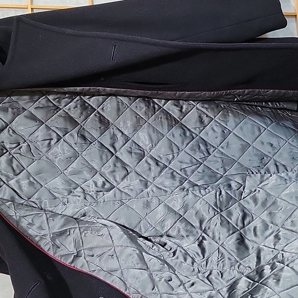 J. Crew black double breasted wool and thinsulate peacoat - Picture 7 of 13